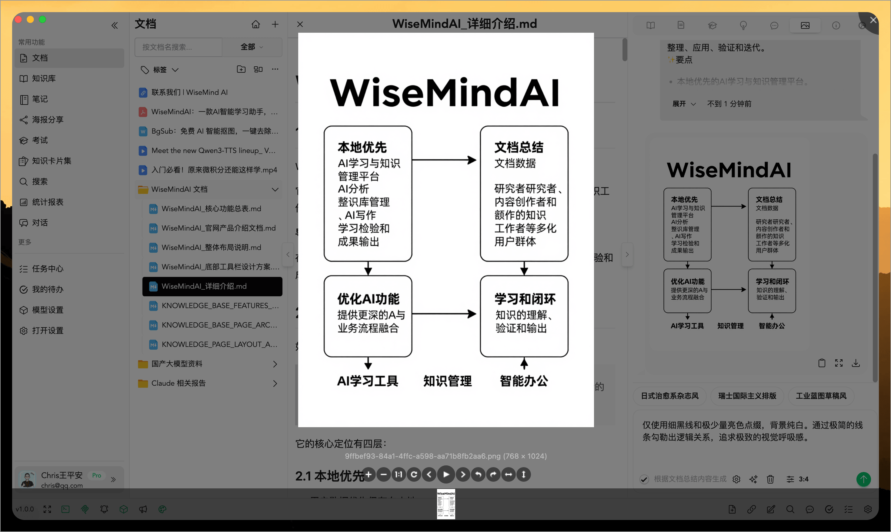 WiseMindAI 知识信息图 入口